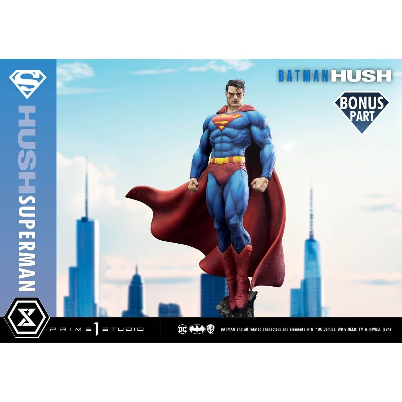 Zdjęcie produktu DC Comics Premium Masterline Series Figurka 1/4 Batman: Hush (Komiks) Superman Bonus Version 77 cm