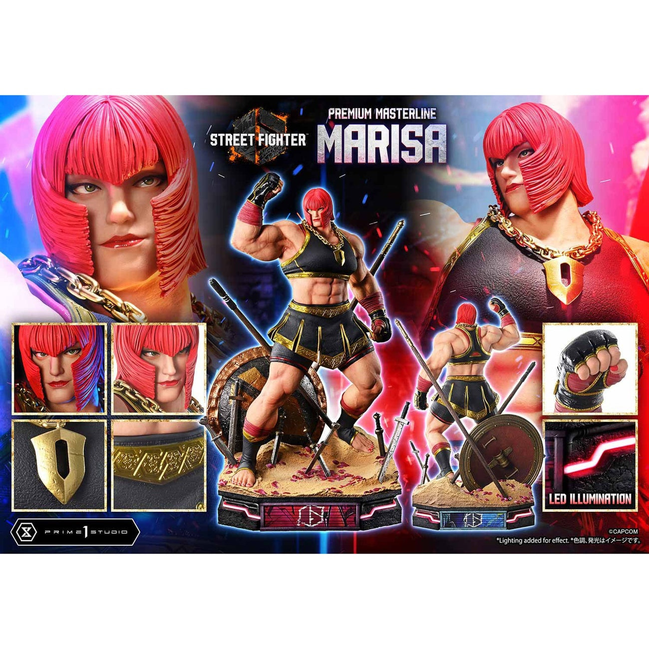 Zdjęcie produktu Street Fighter 6 Premium Masterline Series Figura 1/4 Marisa 70 cm