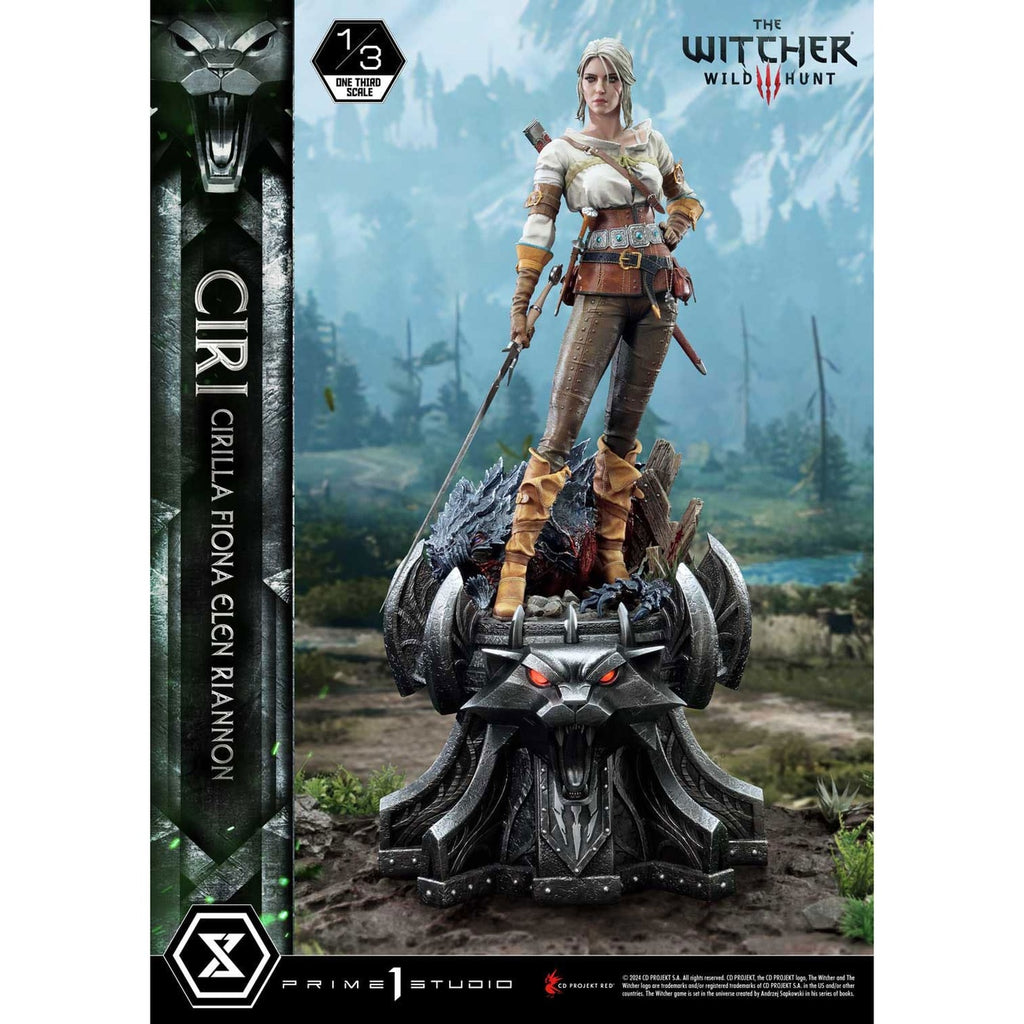 Zdjęcie produktu The Witcher 3: Dziki Gon Museum Masterline Figura 1/3 Dziki Gon Ciri Fiona Elen Riannon 81 cm