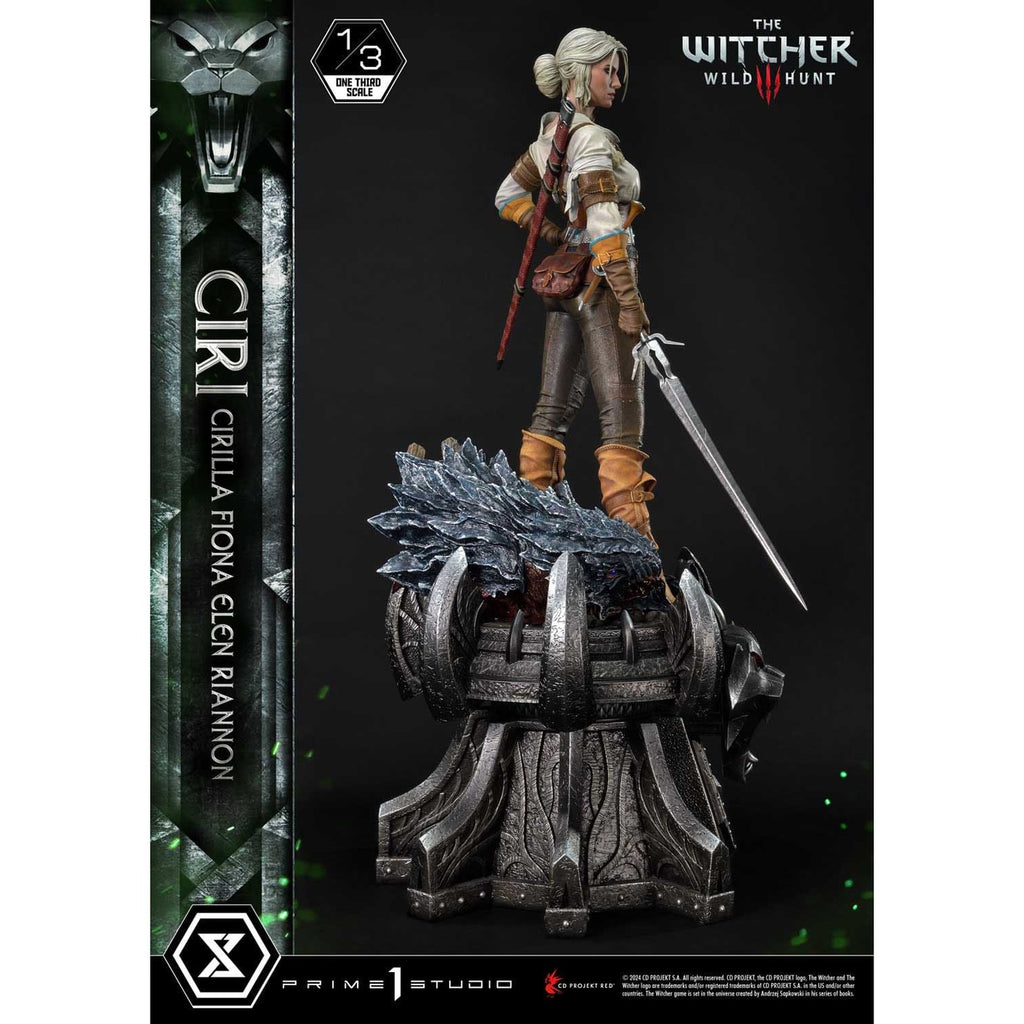 Zdjęcie produktu The Witcher 3: Dziki Gon Museum Masterline Figura 1/3 Dziki Gon Ciri Fiona Elen Riannon 81 cm