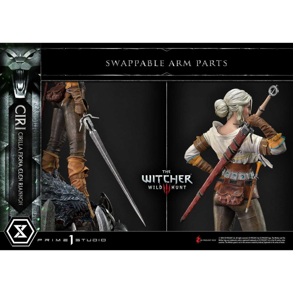 Zdjęcie produktu The Witcher 3: Dziki Gon Museum Masterline Figura 1/3 Dziki Gon Ciri Fiona Elen Riannon 81 cm