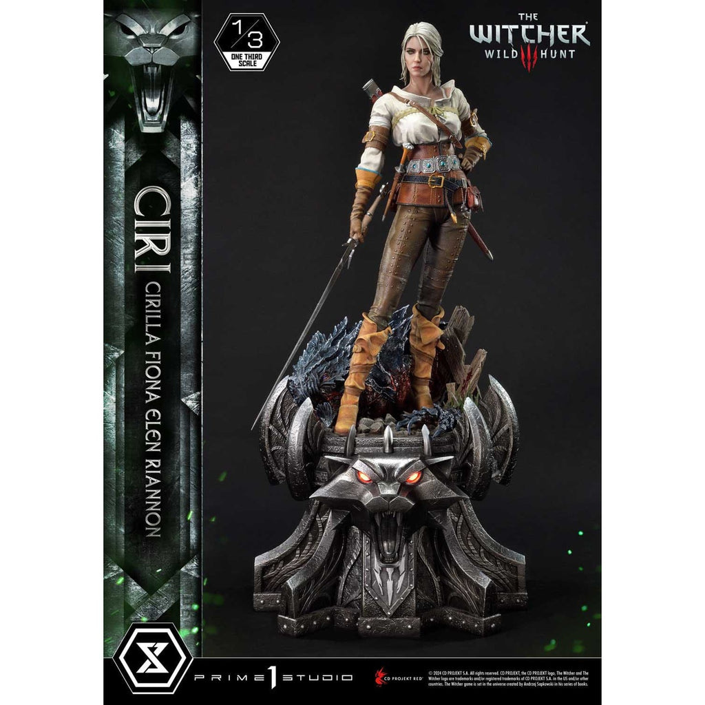 Zdjęcie produktu The Witcher 3: Dziki Gon Museum Masterline Figura 1/3 Dziki Gon Ciri Fiona Elen Riannon 81 cm