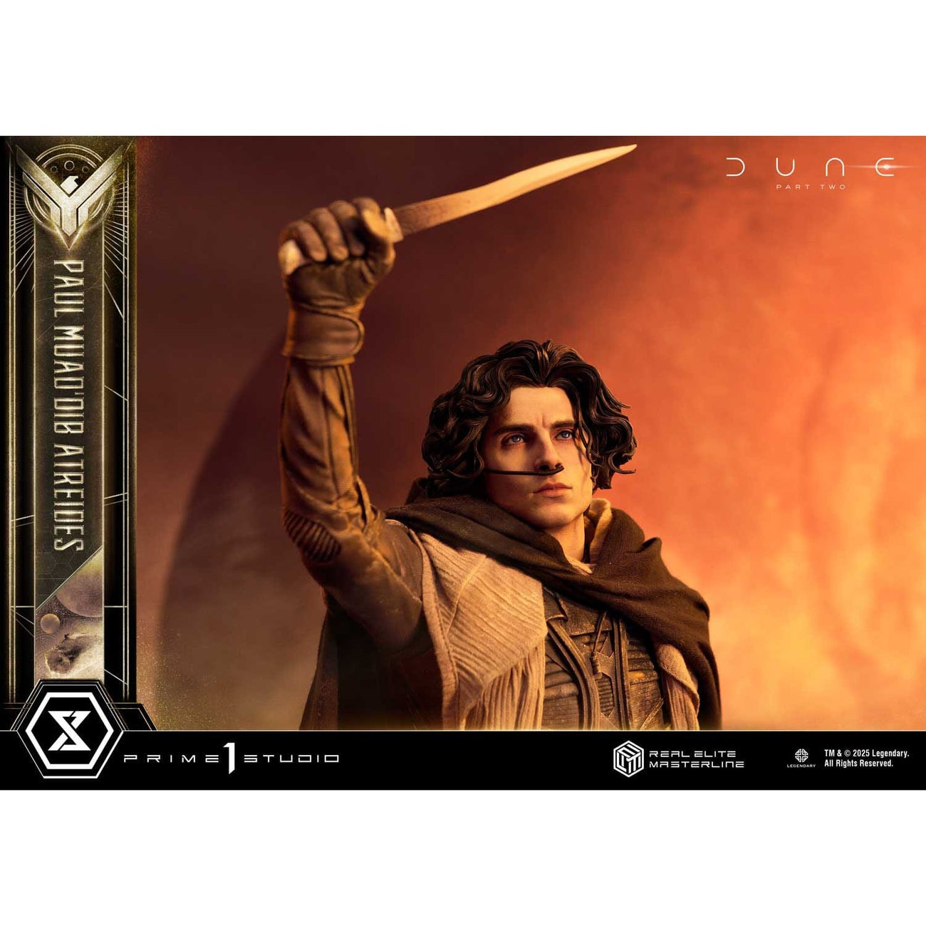Zdjęcie produktu Diuna: Część Druga Real Elite Masterline Series Figura 1/3 Paul Atryda 90 cm