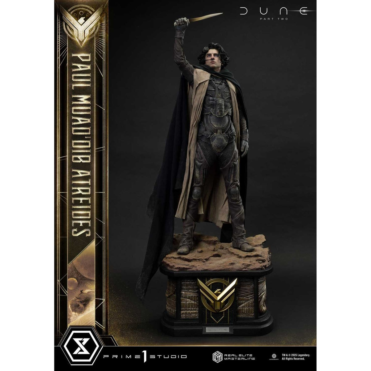 Zdjęcie produktu Diuna: Część Druga Real Elite Masterline Series Figura 1/3 Paul Atryda 90 cm