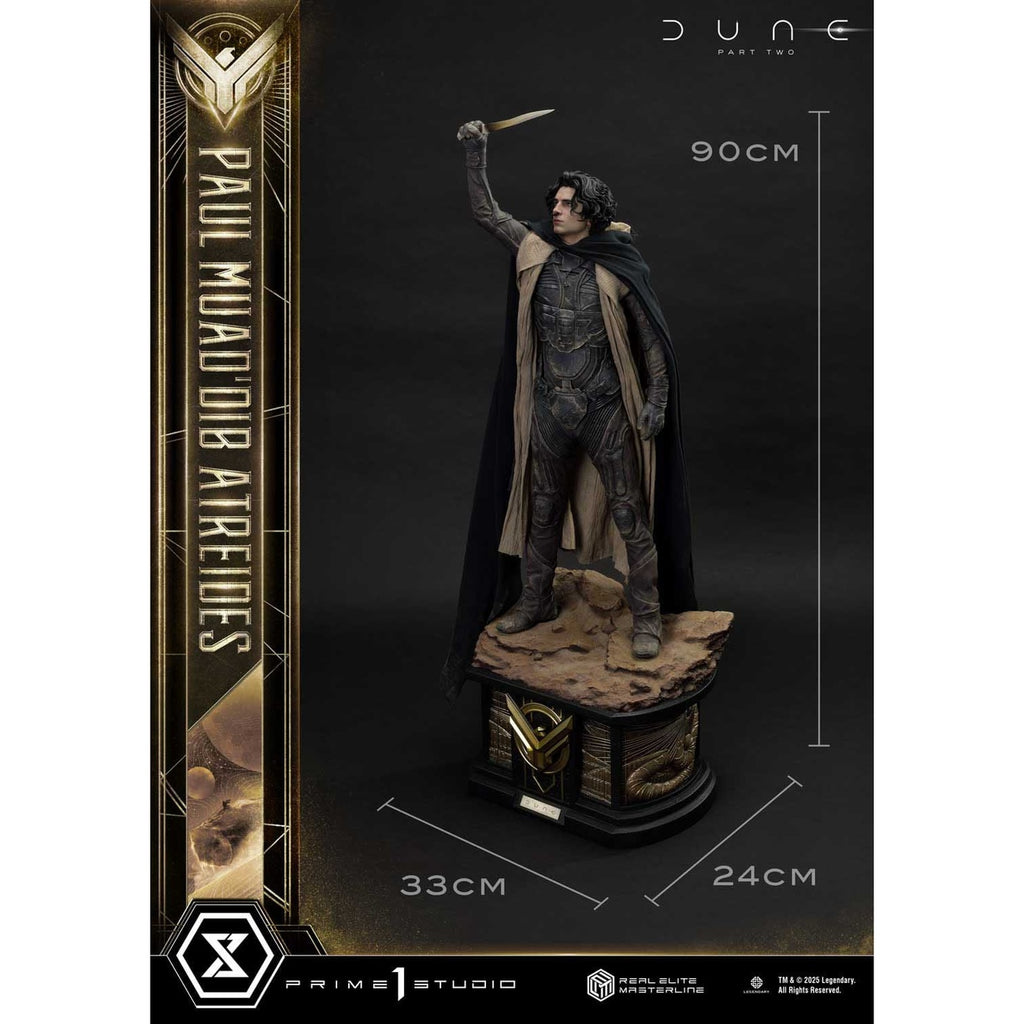Zdjęcie produktu Diuna: Część Druga Real Elite Masterline Series Figura 1/3 Paul Atryda 90 cm
