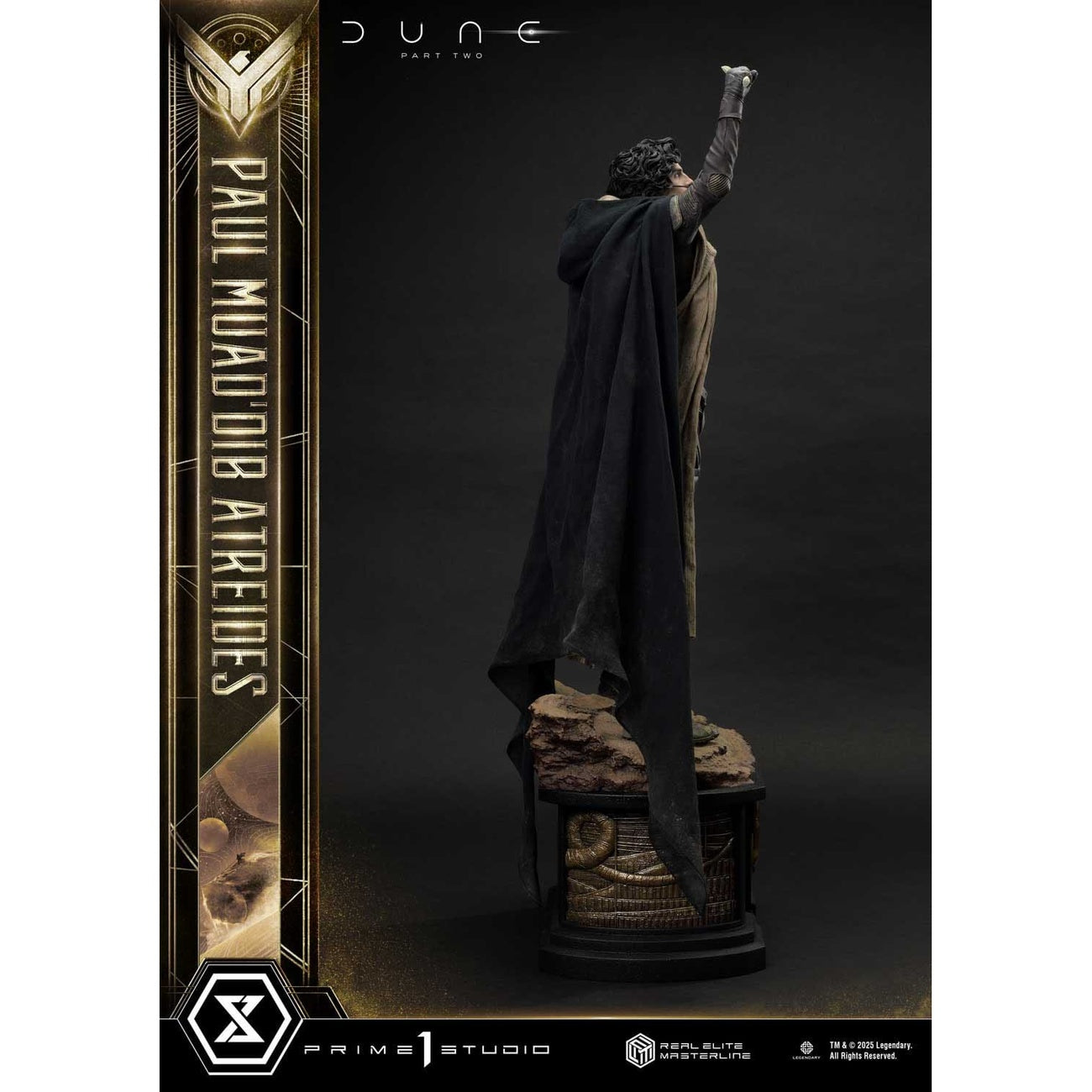 Zdjęcie produktu Diuna: Część Druga Real Elite Masterline Series Figura 1/3 Paul Atryda 90 cm
