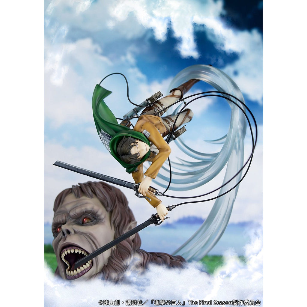 Product image Attack on Titan PVC Statue 1/7 Levi vs Beast Titan Ver. 28 cm