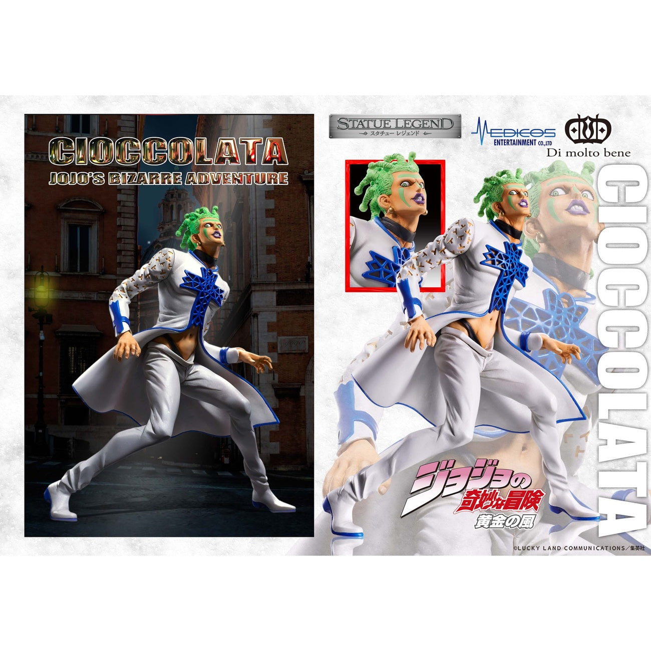 Product image JoJo's Bizarre Adventure Part 5 Golden Wind Legend PVC Statue Cioccolata 17 cm