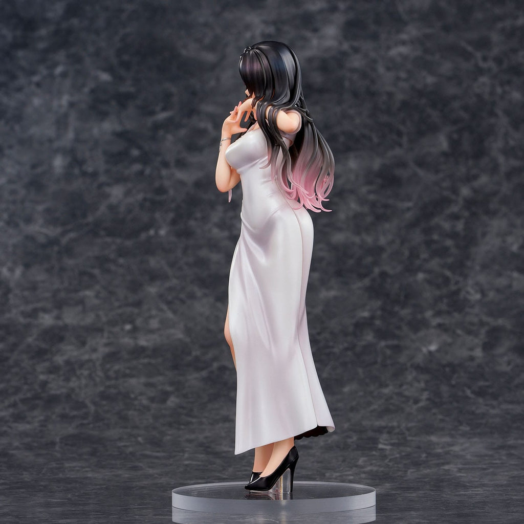 Zdjęcie produktu Oryginalna ilustracja – figura PVC Mai Okuma illustration Healing-Type White Chinese Dress Lady 26 cm