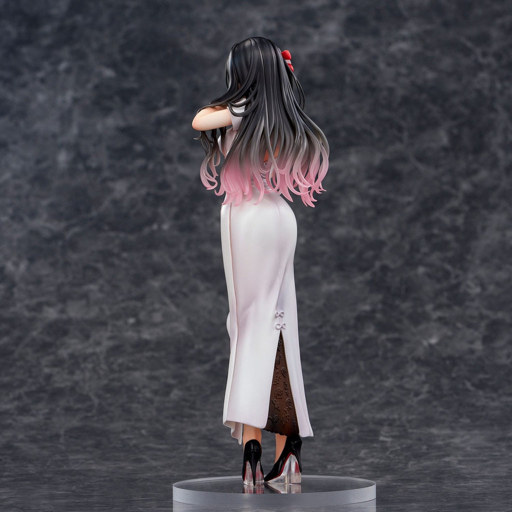 Zdjęcie produktu Oryginalna ilustracja – figura PVC Mai Okuma illustration Healing-Type White Chinese Dress Lady 26 cm