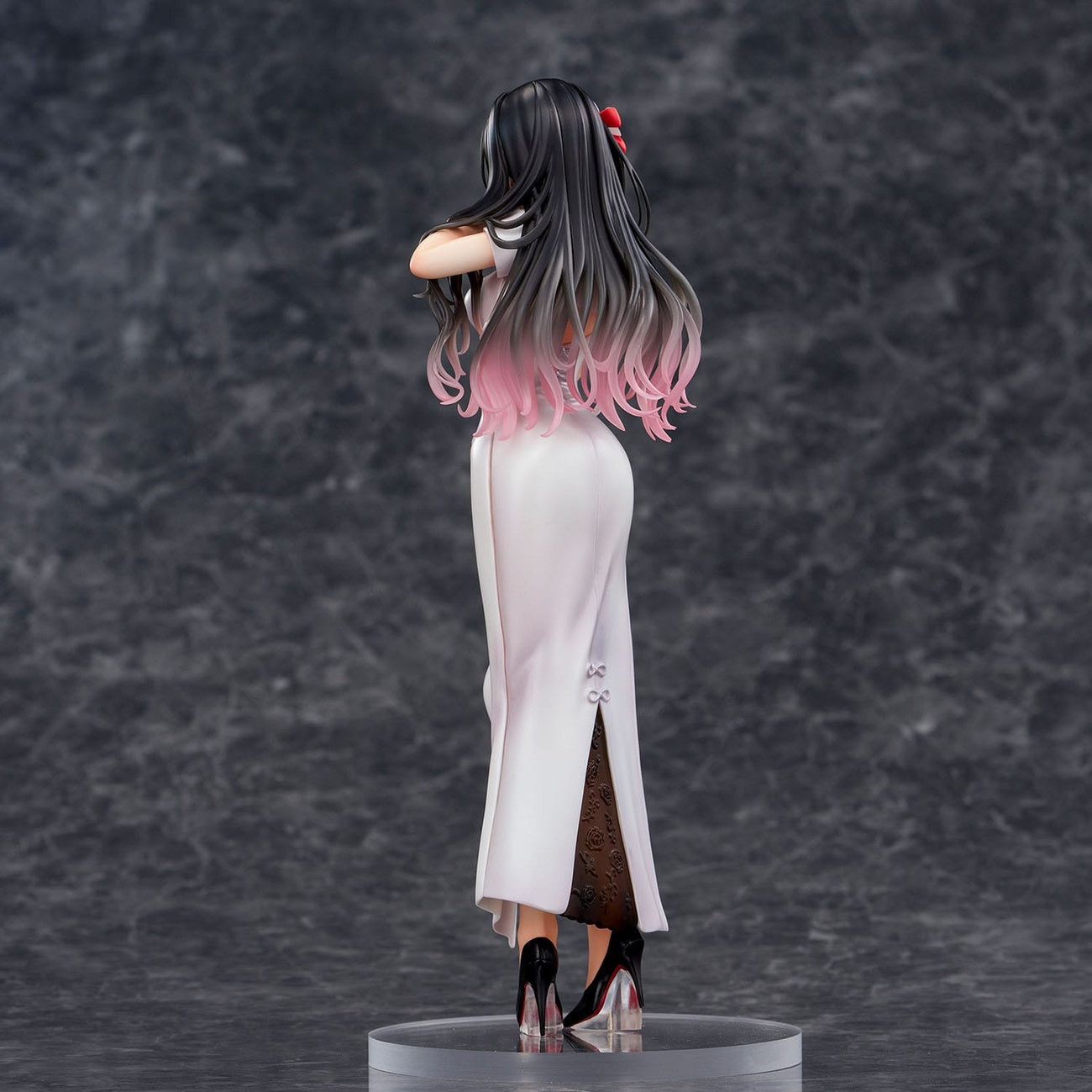 Zdjęcie produktu Oryginalna ilustracja – figura PVC Mai Okuma illustration Healing-Type White Chinese Dress Lady 26 cm