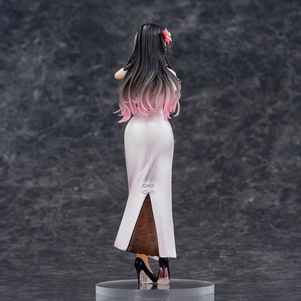 Zdjęcie produktu Oryginalna ilustracja – figura PVC Mai Okuma illustration Healing-Type White Chinese Dress Lady 26 cm