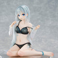 Zdjęcie produktu Oryginalna postać Figurka PVC 1/7 Silver-Haired Girl Sky Blue Morning Special Outfit Ver. na podstawie ilustracji Fuumi 16 cm