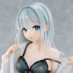 Zdjęcie produktu Oryginalna postać Figurka PVC 1/7 Silver-Haired Girl Sky Blue Morning Special Outfit Ver. na podstawie ilustracji Fuumi 16 cm