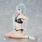 Zdjęcie produktu Oryginalna postać Figurka PVC 1/7 Silver-Haired Girl Sky Blue Morning Special Outfit Ver. na podstawie ilustracji Fuumi 16 cm