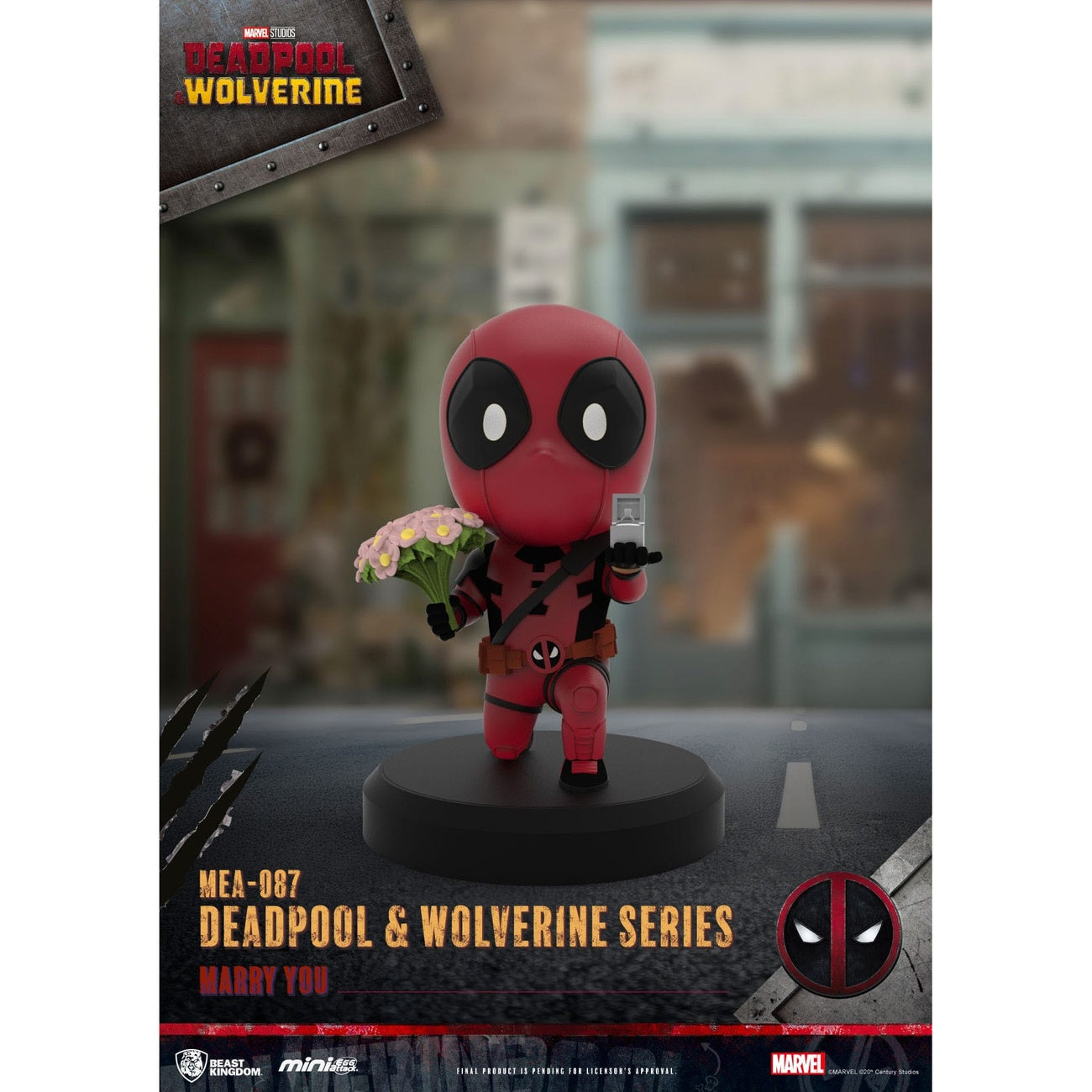 Zdjęcie produktu Deadpool 3 Seria Deadpool & Wolverine Zestaw figurek Mini Egg Attack 8 cm