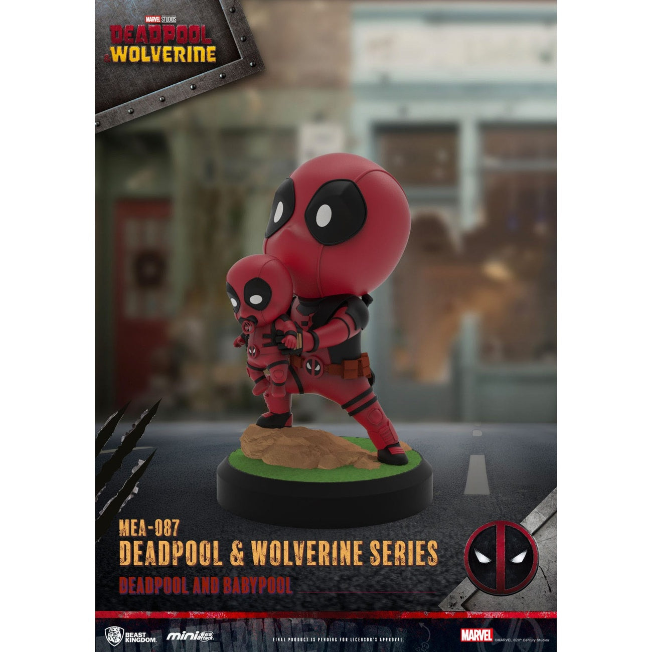 Zdjęcie produktu Deadpool 3 Seria Deadpool & Wolverine Zestaw figurek Mini Egg Attack 8 cm