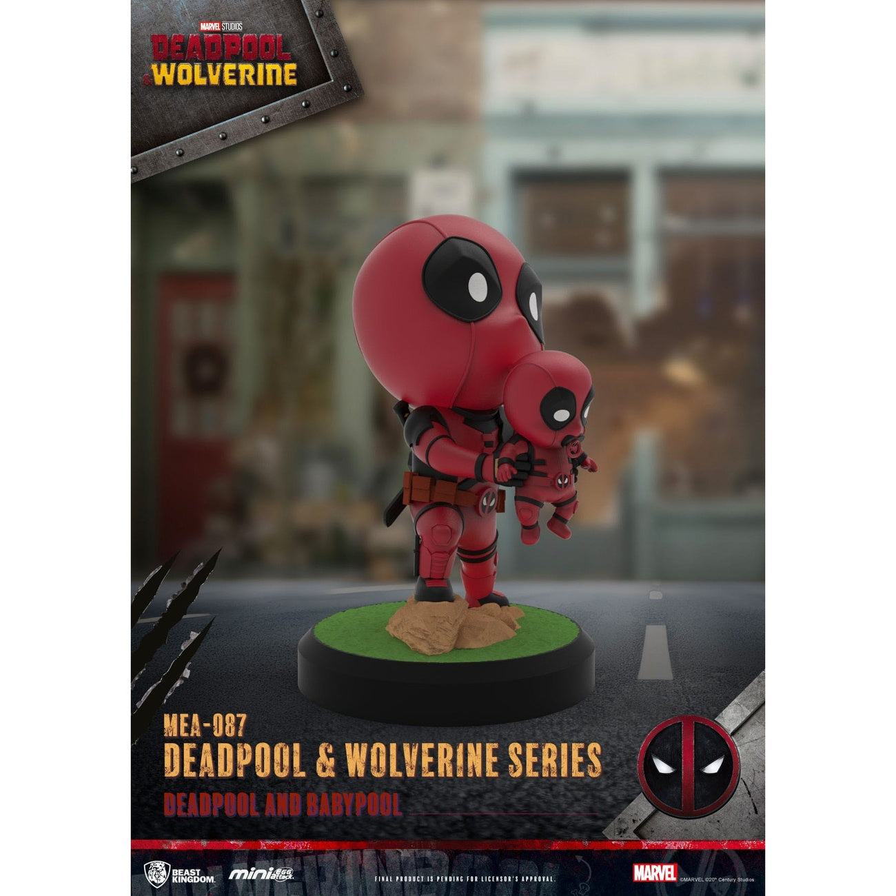 Zdjęcie produktu Deadpool 3 Seria Deadpool & Wolverine Zestaw figurek Mini Egg Attack 8 cm