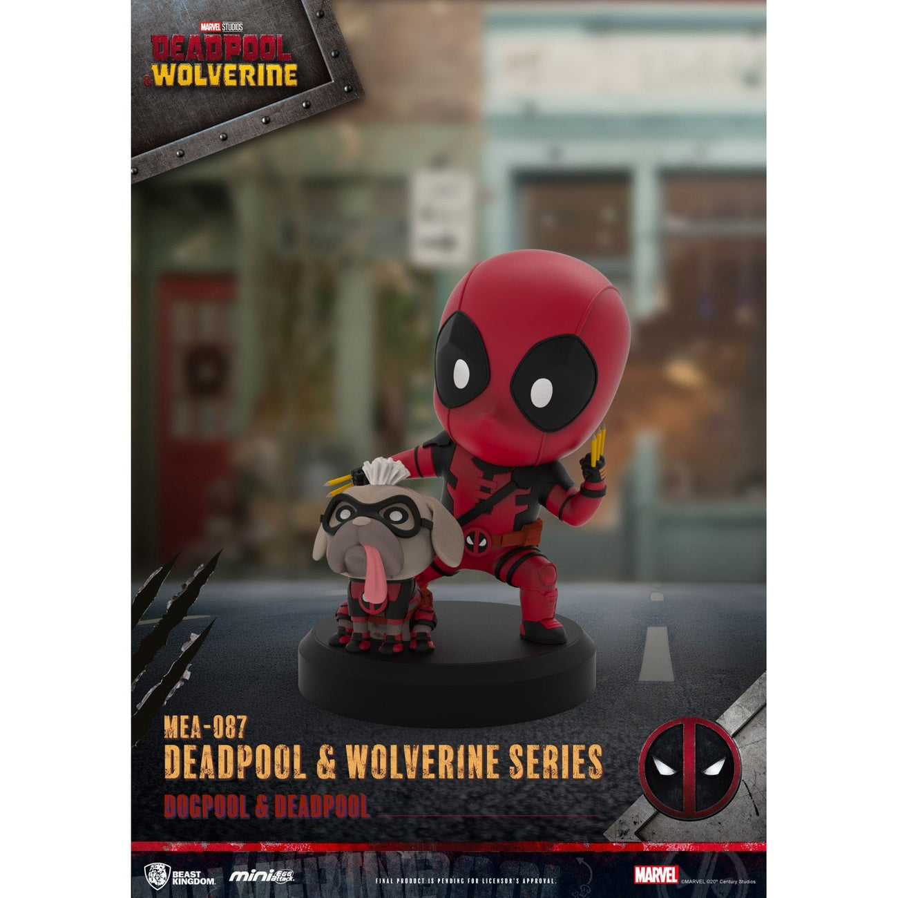 Zdjęcie produktu Deadpool 3 Seria Deadpool & Wolverine Zestaw figurek Mini Egg Attack 8 cm