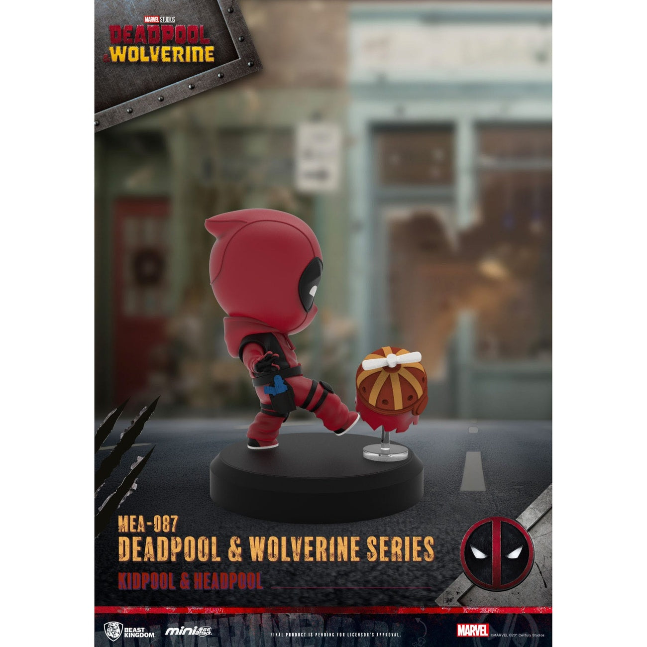 Zdjęcie produktu Deadpool 3 Seria Deadpool & Wolverine Zestaw figurek Mini Egg Attack 8 cm