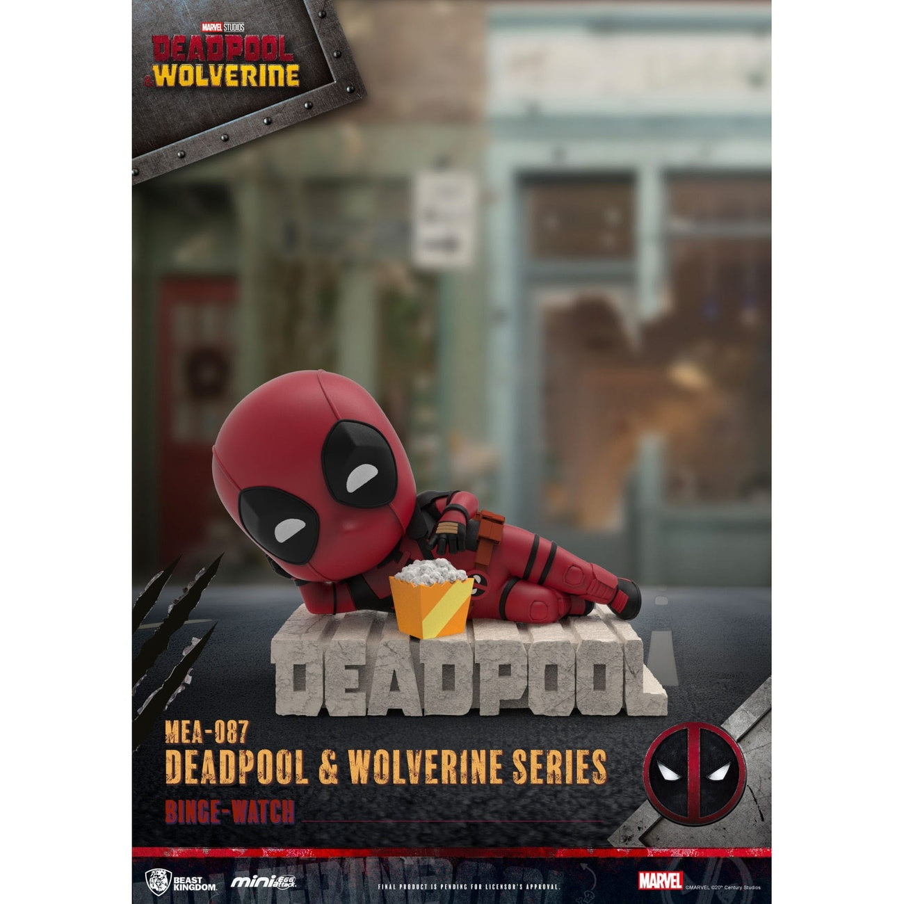 Zdjęcie produktu Deadpool 3 Seria Deadpool & Wolverine Zestaw figurek Mini Egg Attack 8 cm