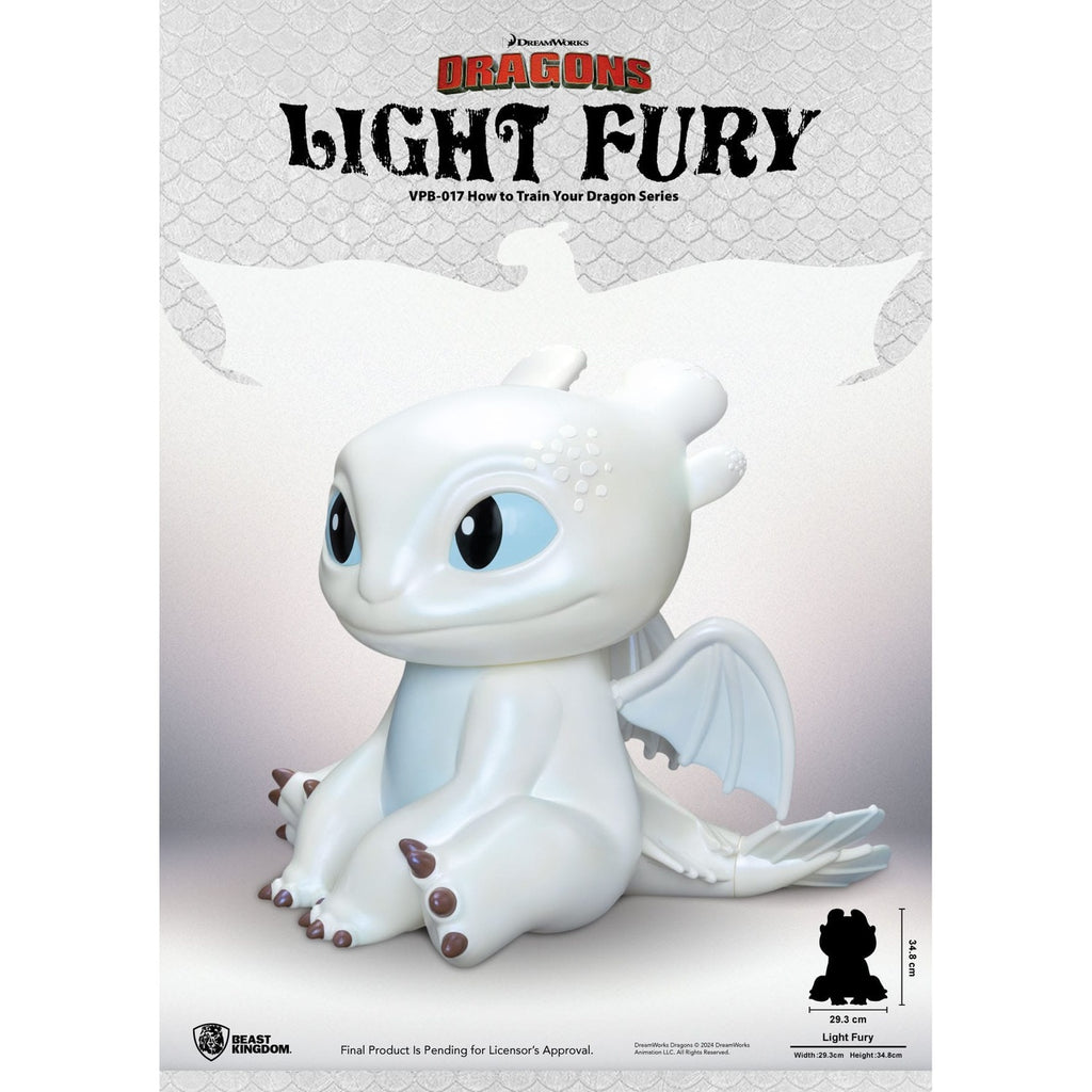 Zdjęcie produktu Jak wytresować smoka Funkcyjna Figurka Skarbonka Light Fury 35 cm