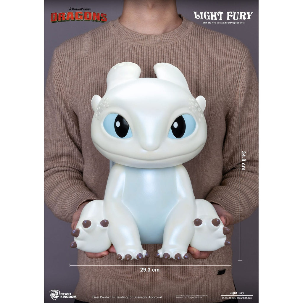 Zdjęcie produktu Jak wytresować smoka Funkcyjna Figurka Skarbonka Light Fury 35 cm
