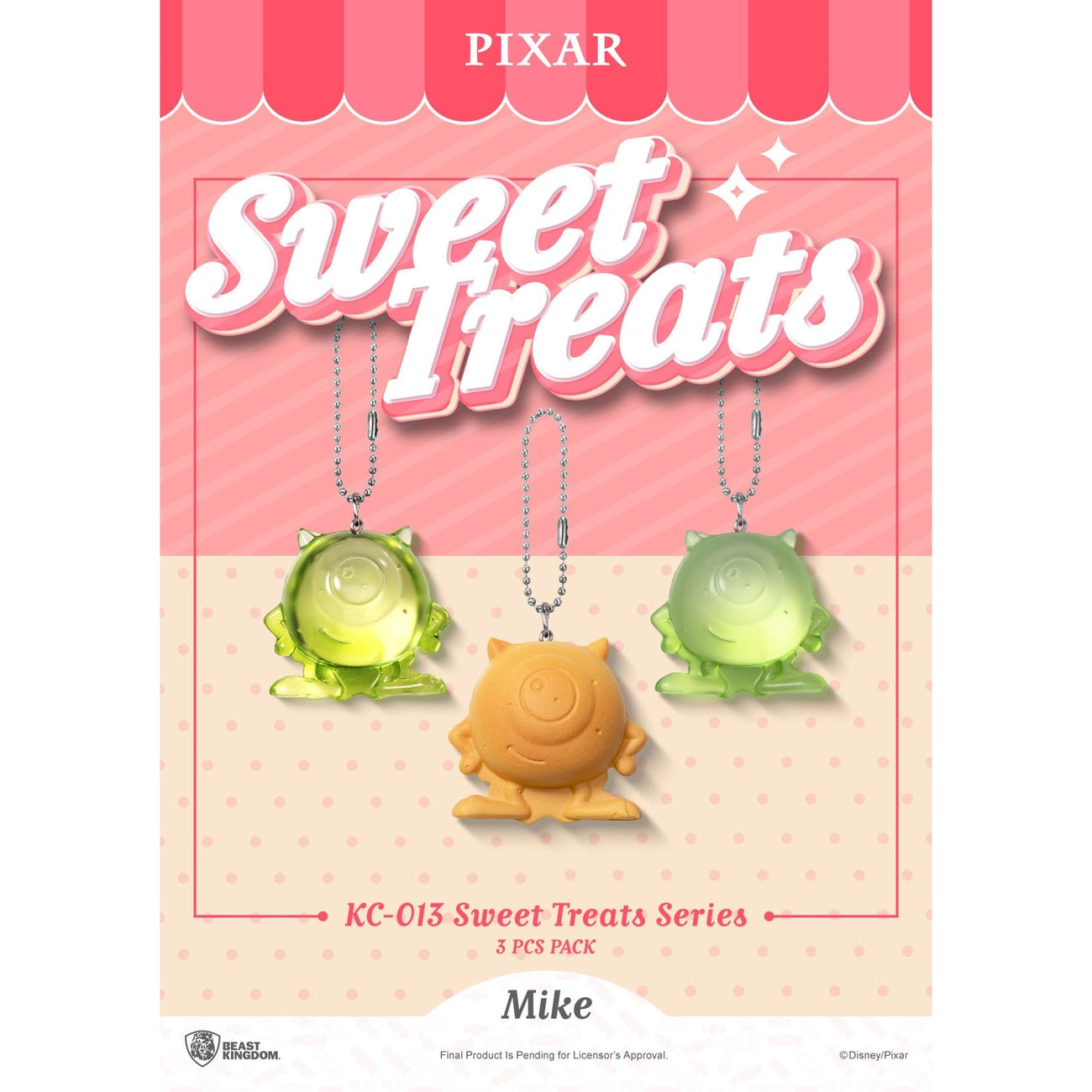 Product image Pixar Sweet Treats Series Keyring 3-Pack 4 cm