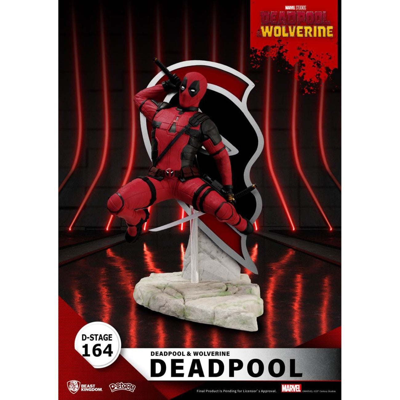 Zdjęcie produktu Deadpool 3 Diorama PVC D-Stage Deadpool 16 cm