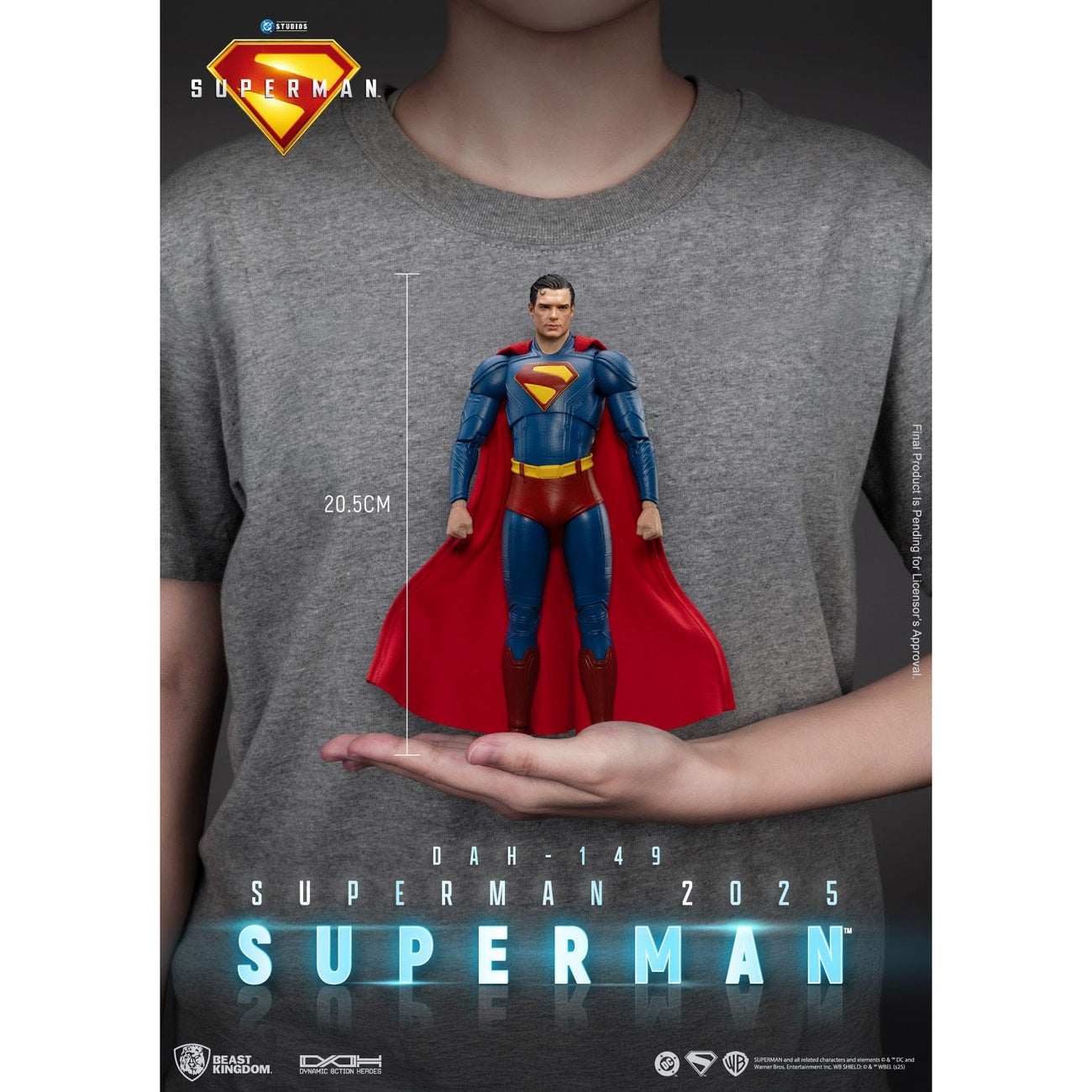 Zdjęcie produktu Superman (2025) figurka akcji Superman & Krypto 21 cm