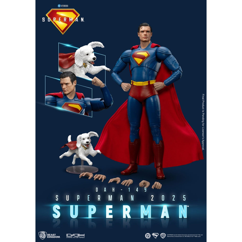 Zdjęcie produktu Superman (2025) figurka akcji Superman & Krypto 21 cm