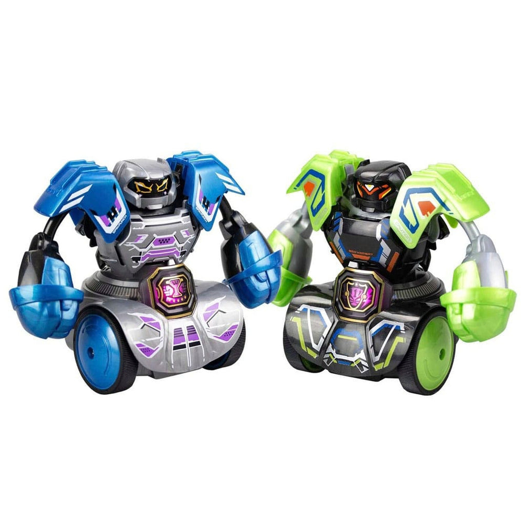 Zdjęcie produktu Silverlit Robo Kombat Tornado Zdalnie sterowane roboty Zestaw 2 szt. Zielony/Niebieski