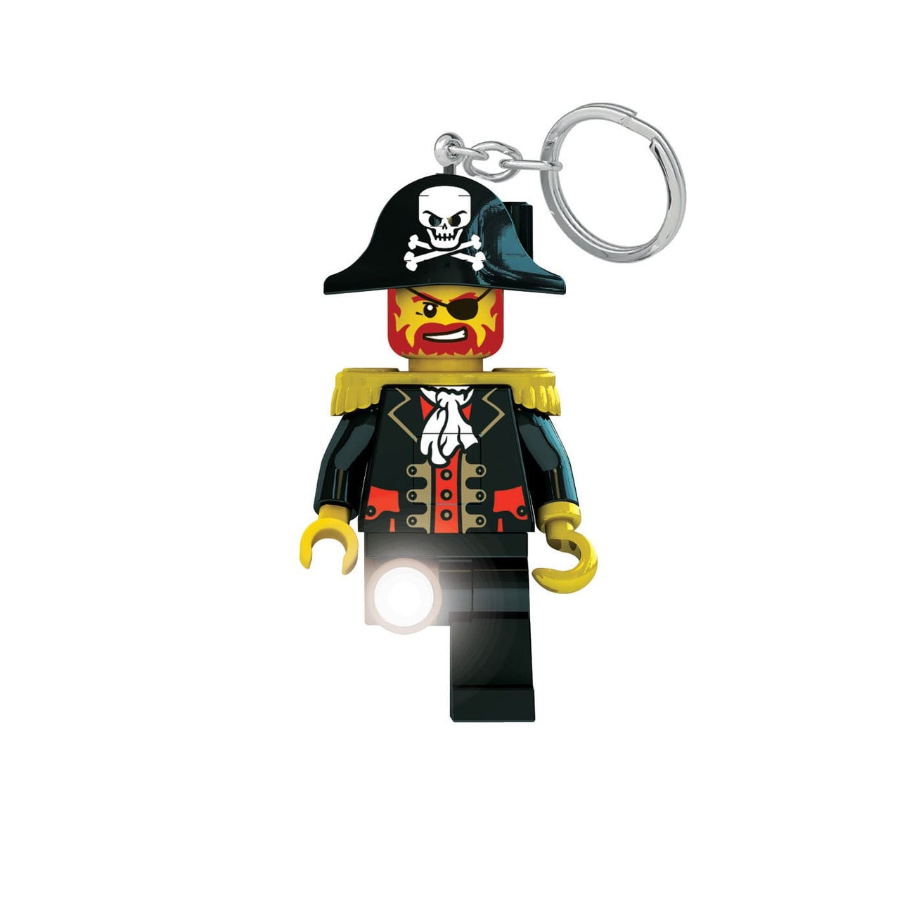 Product image LEGO Iconic Keychain with Light Function Captain Brickbeard 8 cm