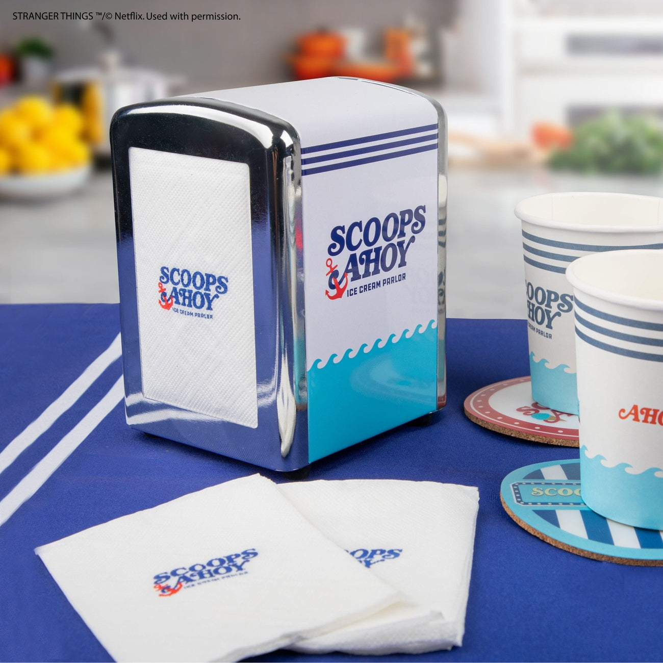 Zdjęcie produktu Stranger Things Zestaw serwetników Scoops Ahoy