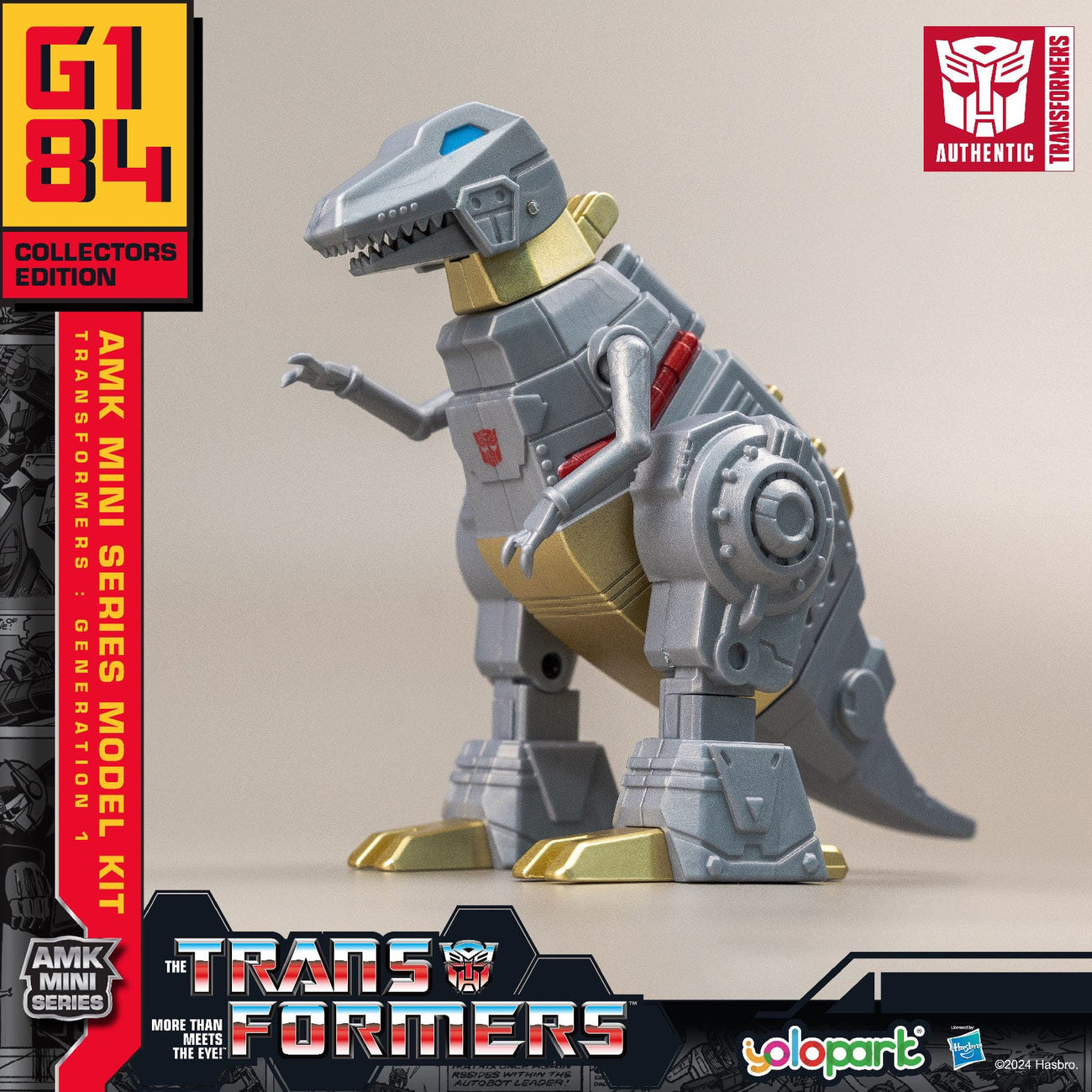 Zdjęcie produktu Transformers: Generation One AMK Mini Series Plastikowy Zestaw Modelarski Grimlock 10 cm