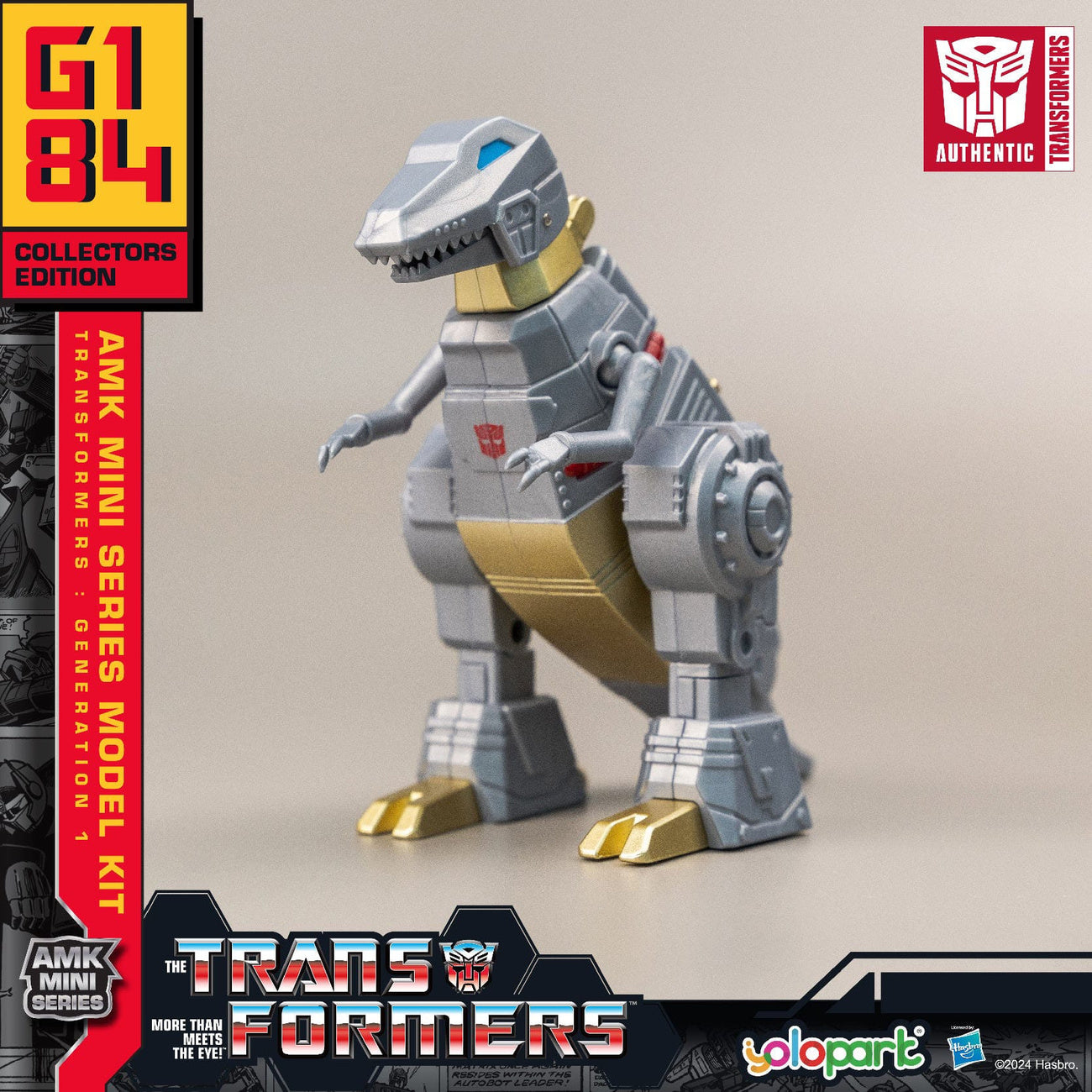 Zdjęcie produktu Transformers: Generation One AMK Mini Series Plastikowy Zestaw Modelarski Grimlock 10 cm