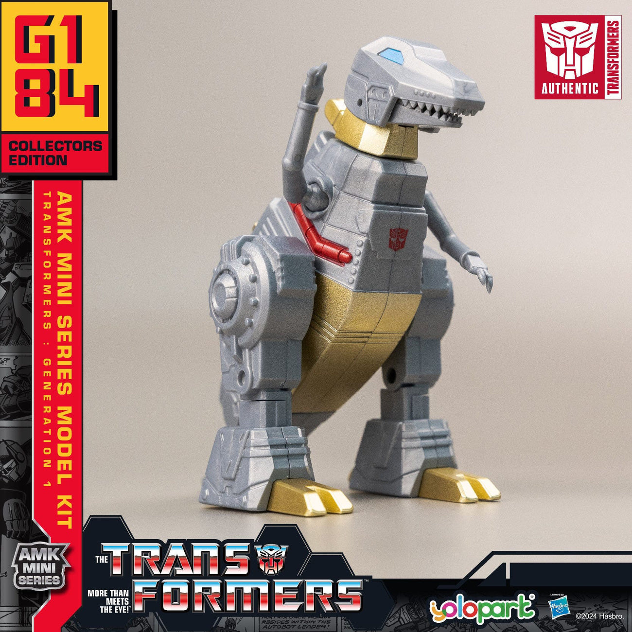 Zdjęcie produktu Transformers: Generation One AMK Mini Series Plastikowy Zestaw Modelarski Grimlock 10 cm