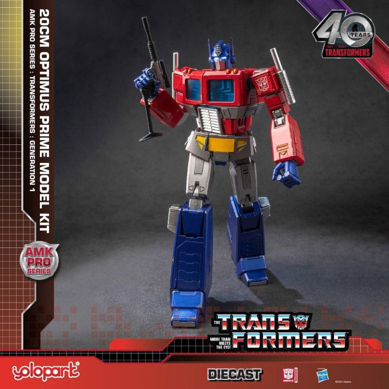 Zdjęcie produktu Transformers: Generation One AMK Pro Series Plastikowy model do składania Optimus Prime 20 cm