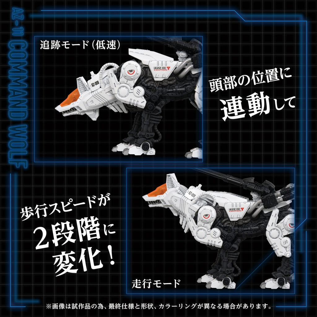 Zdjęcie produktu Zoids Plastikowy Model do Składania 1/72 AZ-11 Command Wolf 20 cm