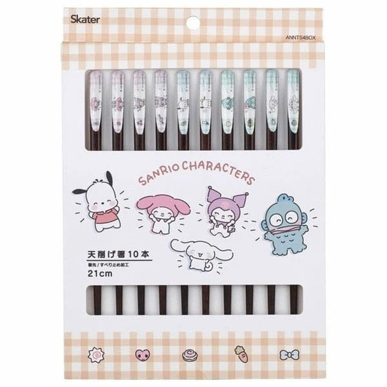Zdjęcie produktu Pałeczki Sanrio zestaw 10 sztuk Characters