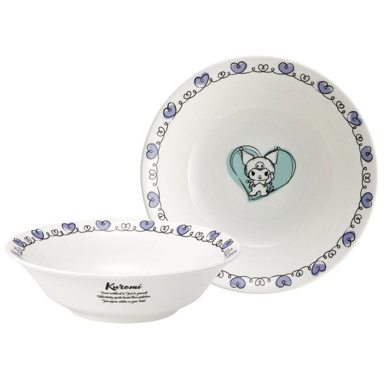 Zdjęcie produktu Miska Sanrio z porcelany kostnej Kuromi