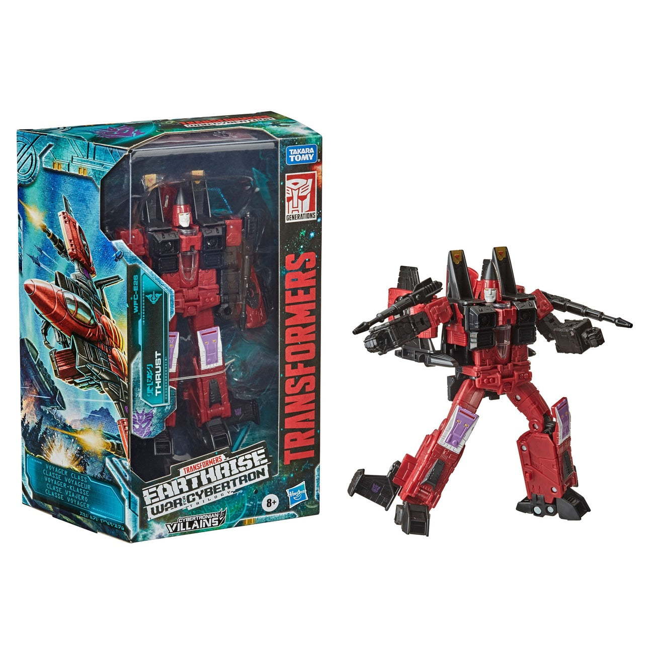 Zdjęcie produktu Transformers Generations War for Cybertron: Earthrise figurka akcji Voyager Class Thrust 18 cm
