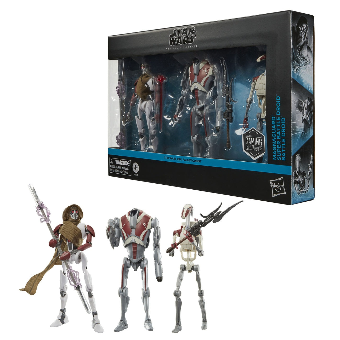 Zdjęcie produktu Star Wars Jedi: Survivor Black Series Zestaw 3 figurek akcji Magna Guard, Super Battle Droid & Battle Droid