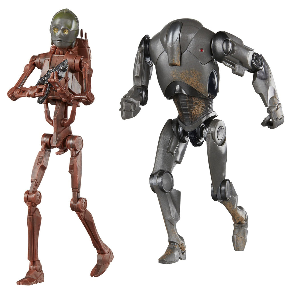 Zdjęcie produktu Star Wars Epizod II Black Series Zestaw 2 figurek C-3PO (ciało B1 Battle Droid) & Super Battle Droid 15 cm