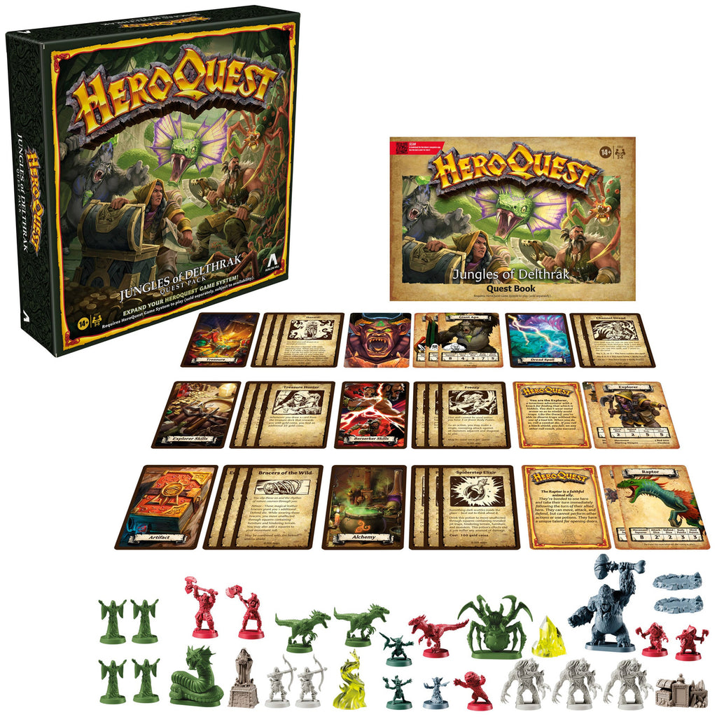 Zdjęcie produktu HeroQuest Rozszerzenie gry planszowej Jungles of Delthrak Adventure Pack *Wersja angielska*