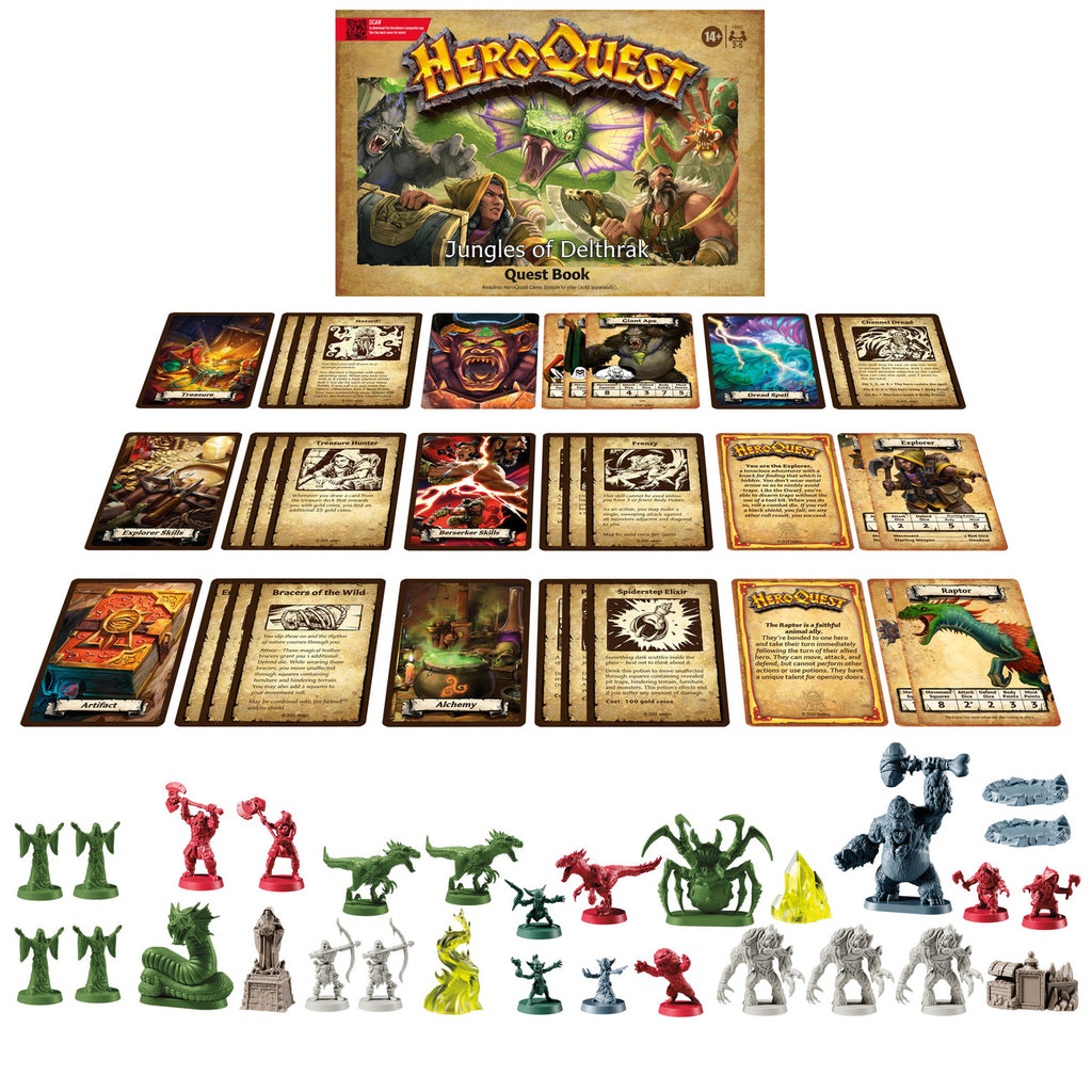Zdjęcie produktu HeroQuest Rozszerzenie gry planszowej Jungles of Delthrak Adventure Pack *Wersja angielska*