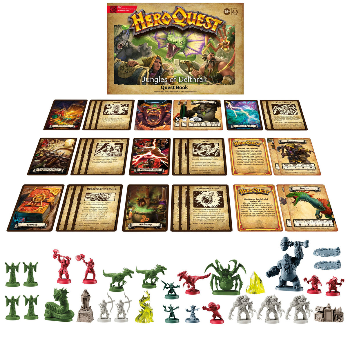 Zdjęcie produktu HeroQuest Rozszerzenie gry planszowej Jungles of Delthrak Adventure Pack *Wersja angielska*