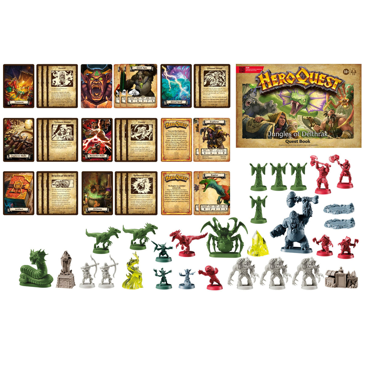 Zdjęcie produktu HeroQuest Rozszerzenie gry planszowej Jungles of Delthrak Adventure Pack *Wersja angielska*