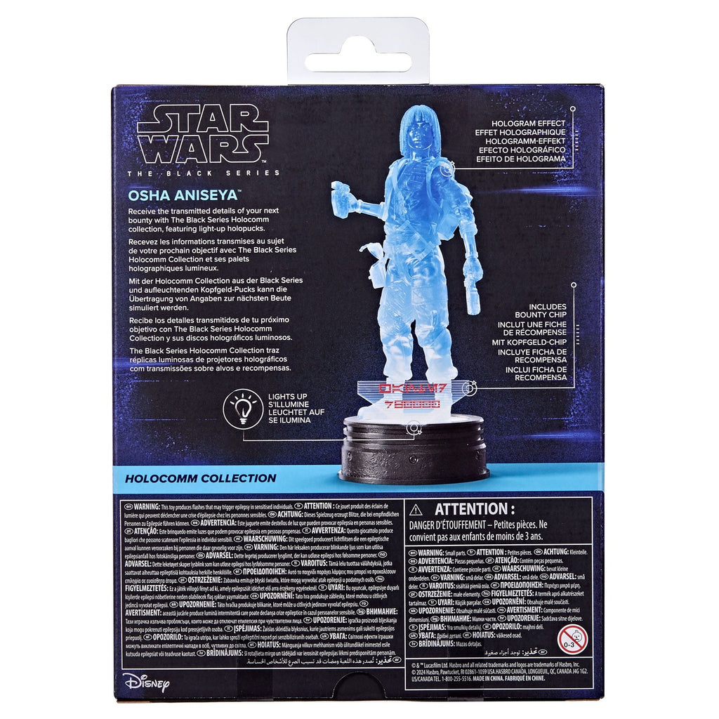 Zdjęcie produktu Star Wars Black Series Holocomm Collection figurka Osha Aniseya 15 cm