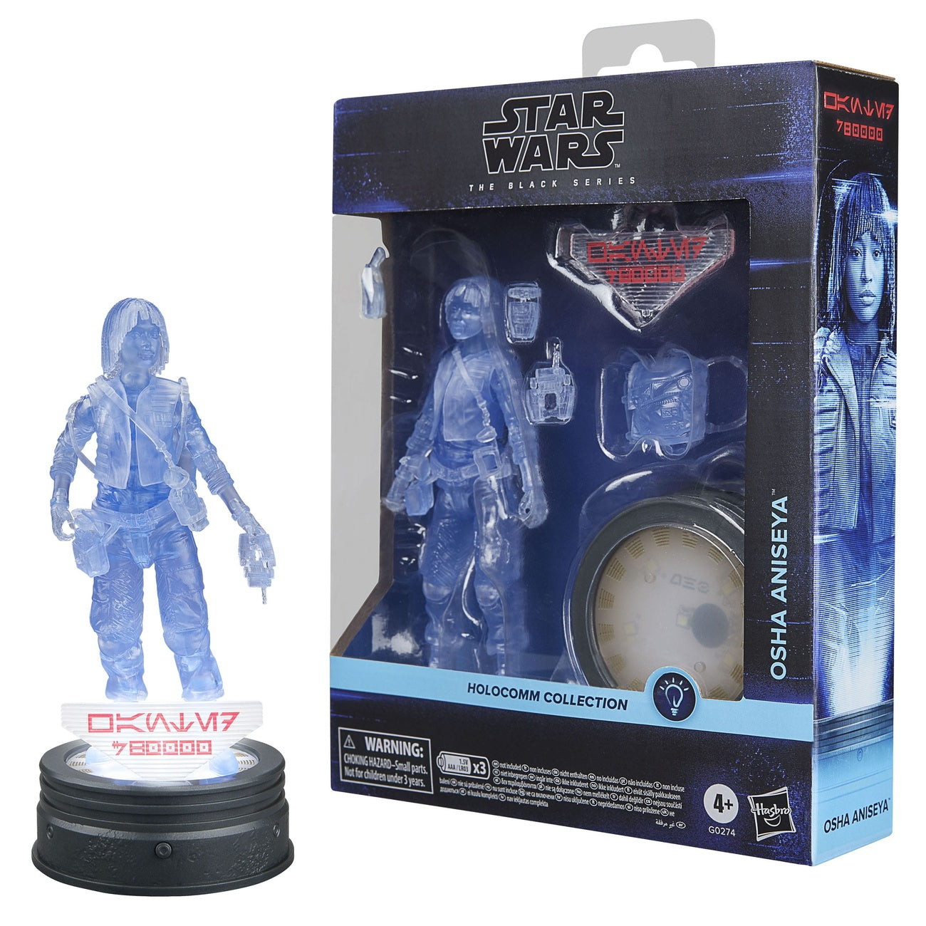 Zdjęcie produktu Star Wars Black Series Holocomm Collection figurka Osha Aniseya 15 cm